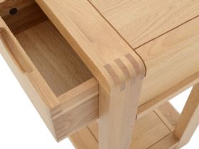 Ercol Bosco compact side table with dovetail joints