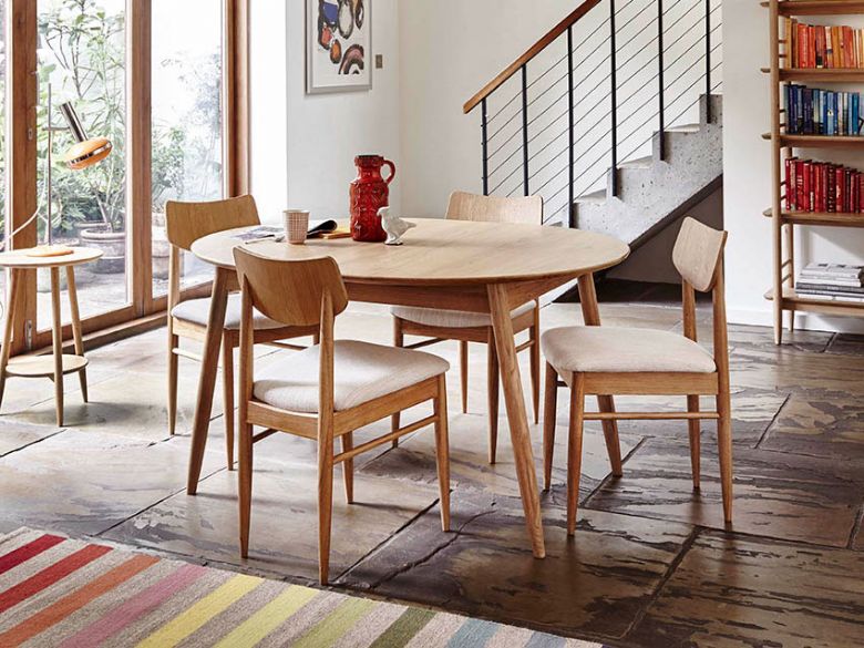 Ercol Teramo dining collection - small extending dining table