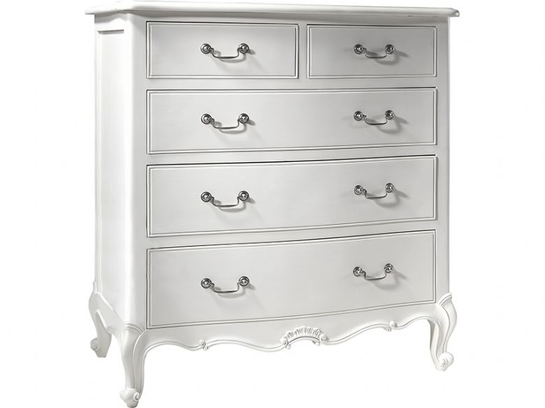 Ashwell chalk 5 drawer chest of drawers