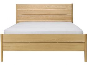 Ercol Rimini oak king size Bed available at Lee Longlands