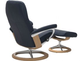 Stressless Consul Leather Chair in Cori Amarone Leather
