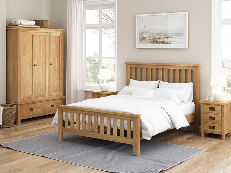 Fairfax Compact Oak bedroom collection