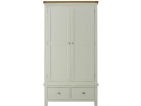 Hunningham Painted Gents Wardrobe Front