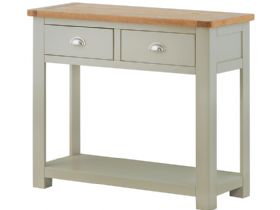 Hunningham modern painted 2 drawer console