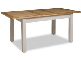 Hunningham modern painted 140cm dining table - fully extended