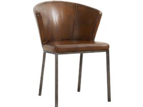 Industrial Retro Curve Dining Chair