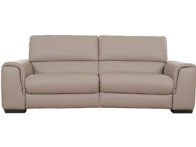 Natuzzi Editions Ozio Leather Sofa With Double Electric Recliners