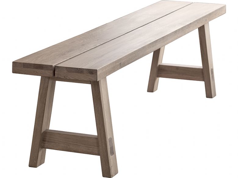 Avesta solid oak modern bench