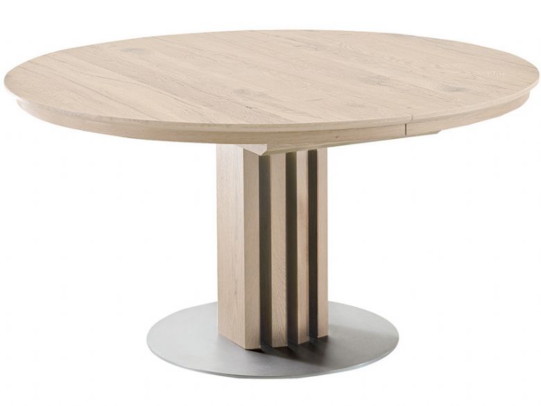 Venjakob Alfio 1.4m Round Extending Dining Table available at Lee Longlands