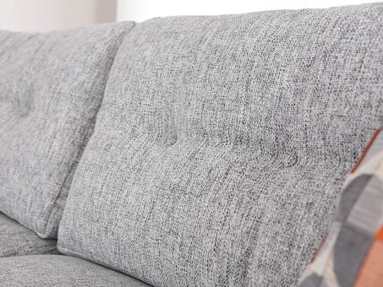 Lottie grey contemporary lounger sofa interest free credit available