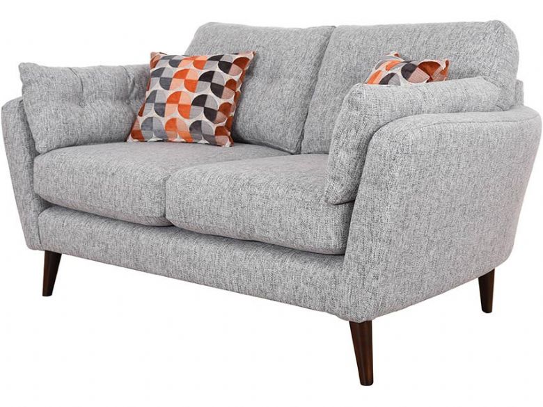 Lottie modern grey 2 seater sofa interest free credit available