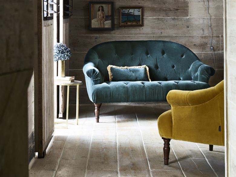 Vivienne fabric sofa in plush range at Lee Longlands