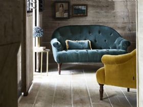 Vivienne fabric sofa in plush range at Lee Longlands