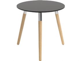 Stressless Style Side Table with Black Top