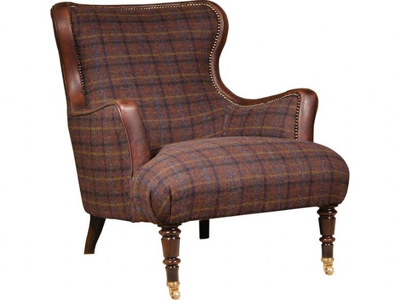 Tetrad Harris Tweed Nairn Chair available at Lee Longlands