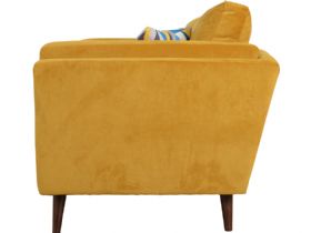 Bianca modern fabric 3 seater sofa side