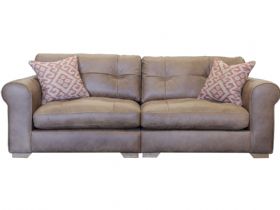 Aubrey Leather Maxi Split Sofa