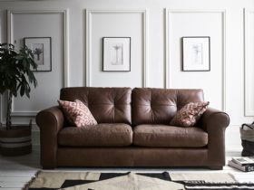 Aubrey Leather Sofa Collection