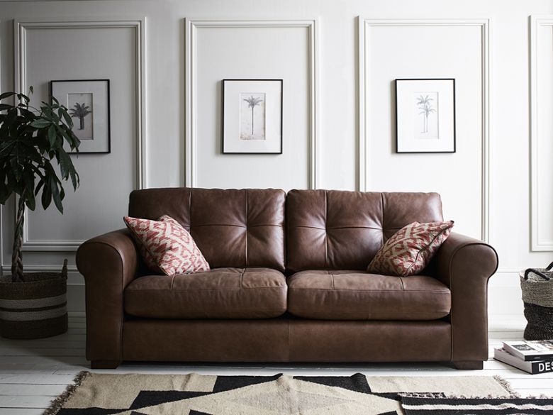 Aubrey Leather Sofa Collection