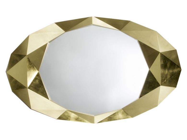 Precious gold angled mirror available at Lee Longlands