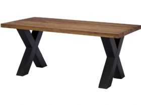 2.2m Cross-Leg Dining Table
