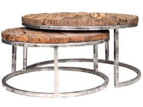 Chelsea Set Of 2 Round Coffee Tables
