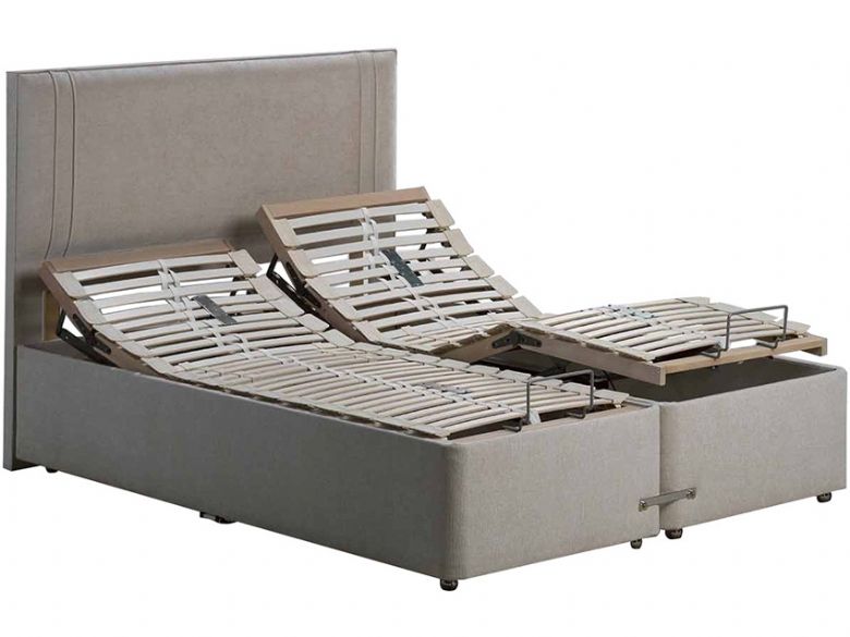 Windsor small double adjustable divan base available at Lee Longlands