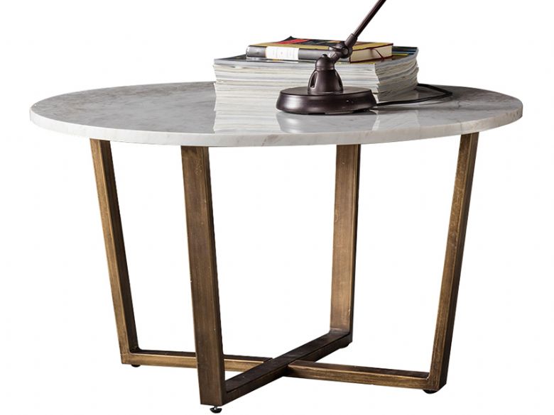 Zin Marble Round Coffee Table