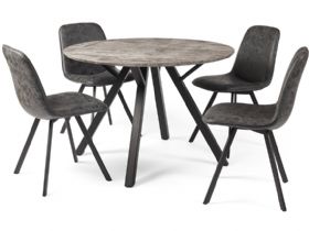 Zurich Round Table & 4 Chairs