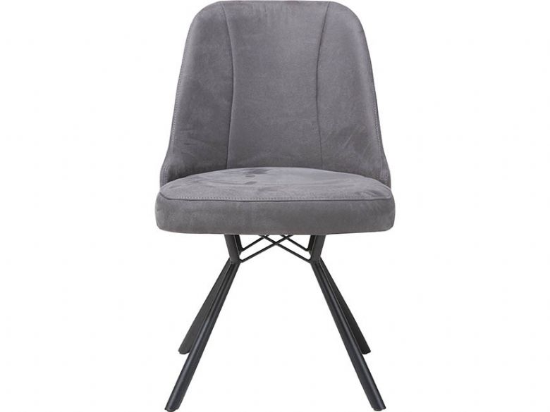Calm Anthracite Dining Chair Front
