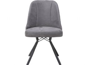 Calm Anthracite Dining Chair Front