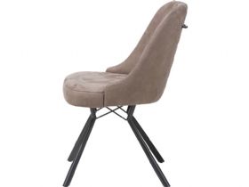 Calm Taupe Dining Chair Side
