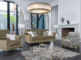 Hampshire velvet sofa range available at Lee Longlands