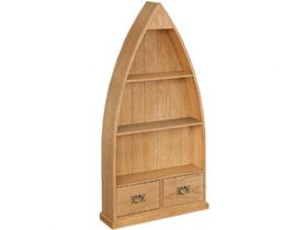 Fairfax Compact Oak Boat Bookcase