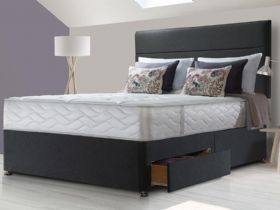 Sealy Sapphire Latex Superior super king zip and link mattress and divan at Lee Longlands