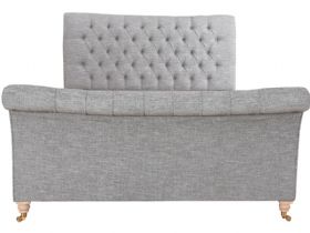 Rosaleen fabric buttoned super king bed available at Lee Longlands