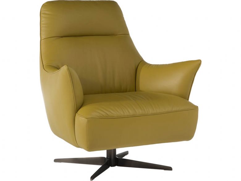 Natuzzi Editions Calma Swivel Chair, Natuzzi Leather Chair Cost