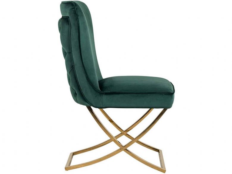 Fitzrovia Green Chair Profile