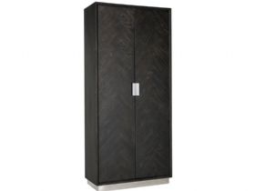 Savoy Silver 2 Door Tall Cabinet