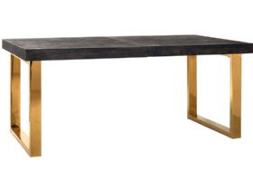 Savoy Gold 195cm Extending Dining Table