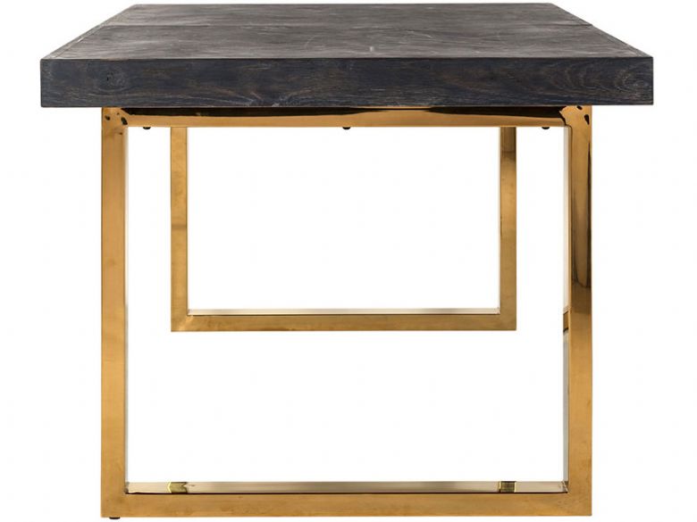 Savoy Gold 195cm Extending Dining Table
