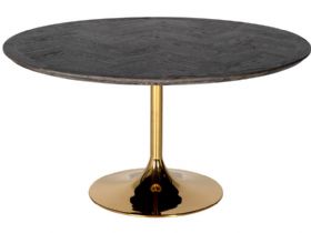 Savoy Gold Round Dining Table