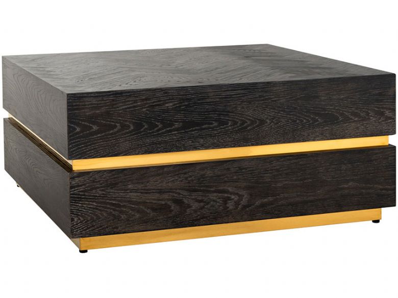 Savoy Gold Square Block Coffee Table