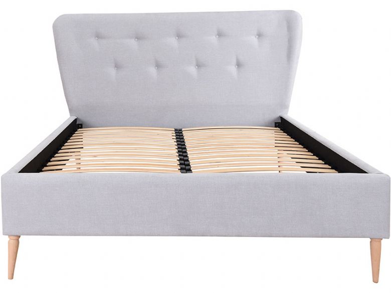 Lulu small double fabric bed frame