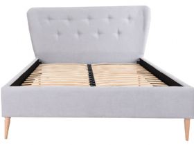 Lulu fabric double bed frame