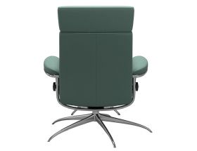 Recliner Chair & Stool - Adjustable Headrest Back