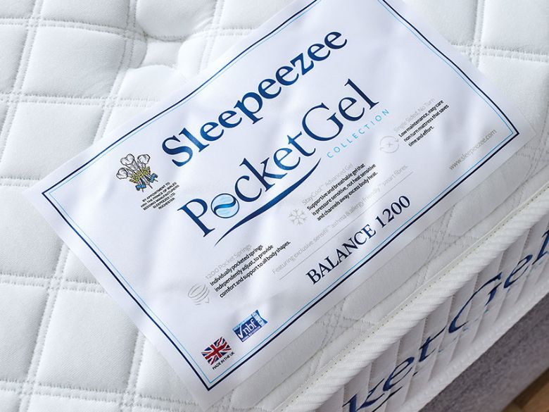 Sleepeezee Balance Mattress Label