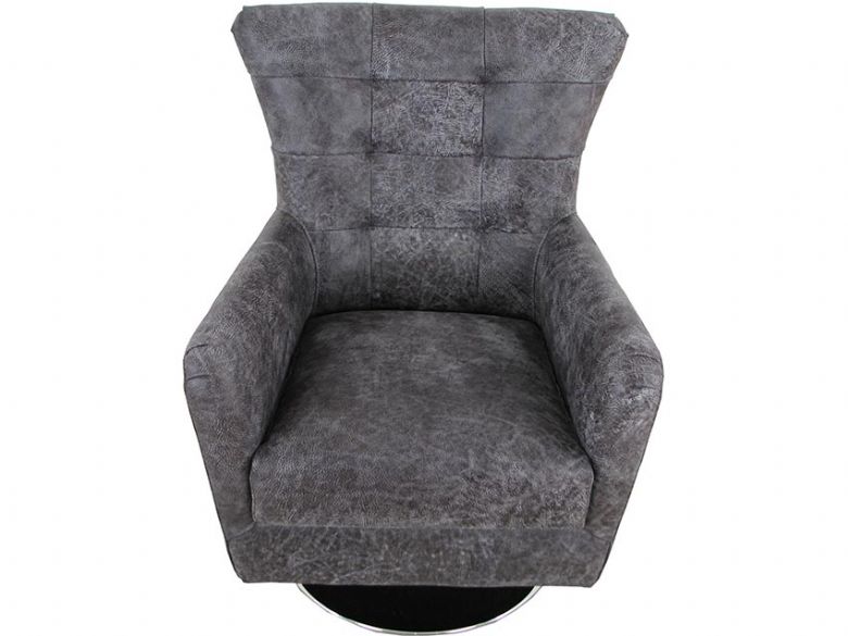 Canyon Leather Swivel Chair