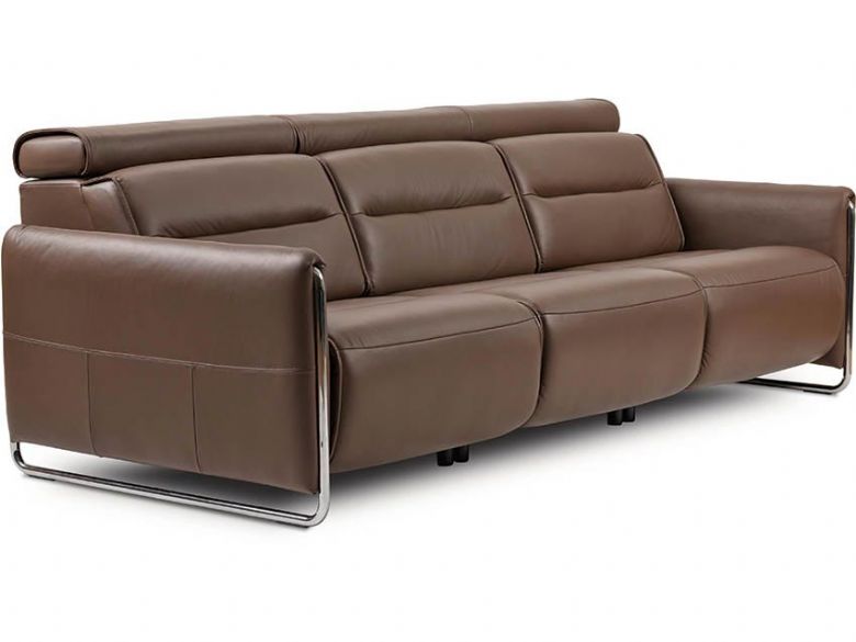 Stressless Emily Leather 3 Seater Sofa with 2 Power Motions