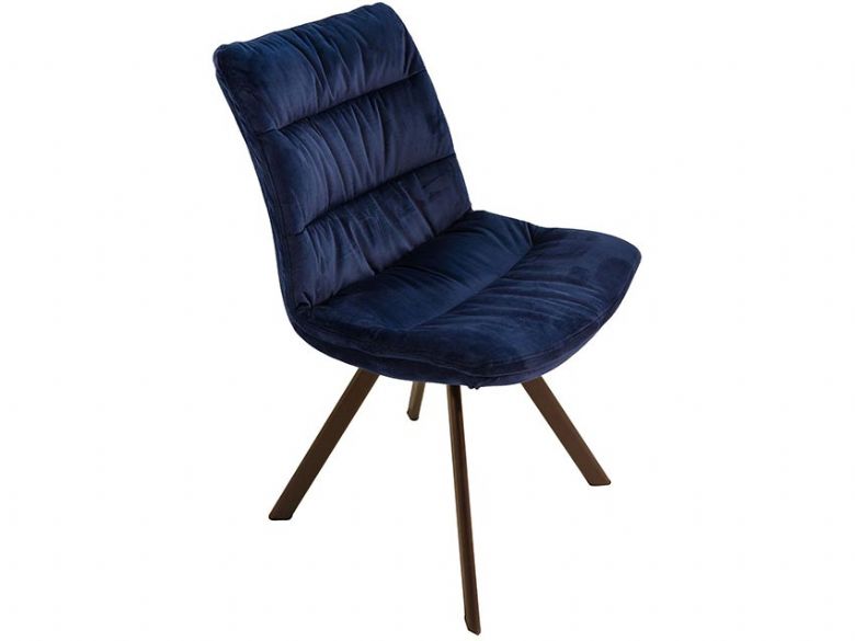 Royal Blue Velvet Dining Chair Available at Lee Longlands